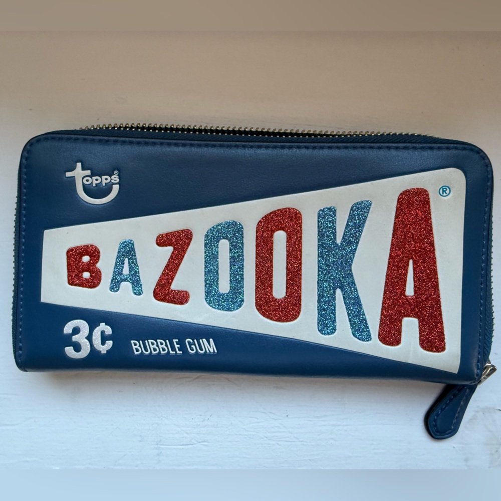 Coach BAZOOKA Bubble Gum Zip Around Large Wallet